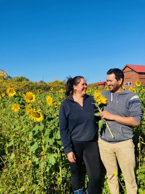 Carlos Aguilera and Lorena Mendoza purchased the certified-organic West Haven Farm in 2019. (Courtesy of West Haven Farm)